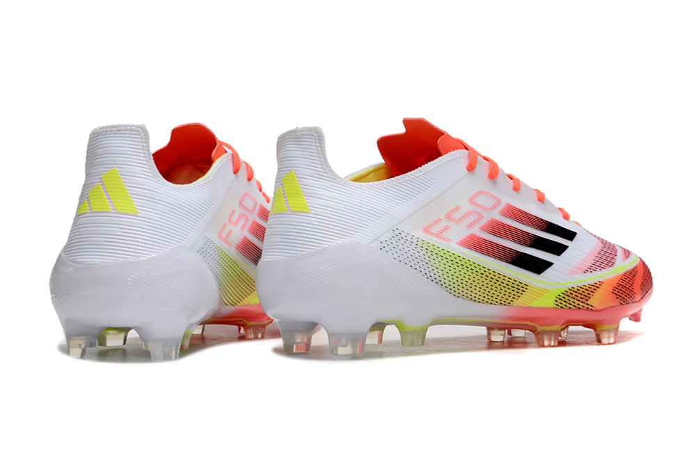F50 Adizero FG – Blanc / Orange Solaire