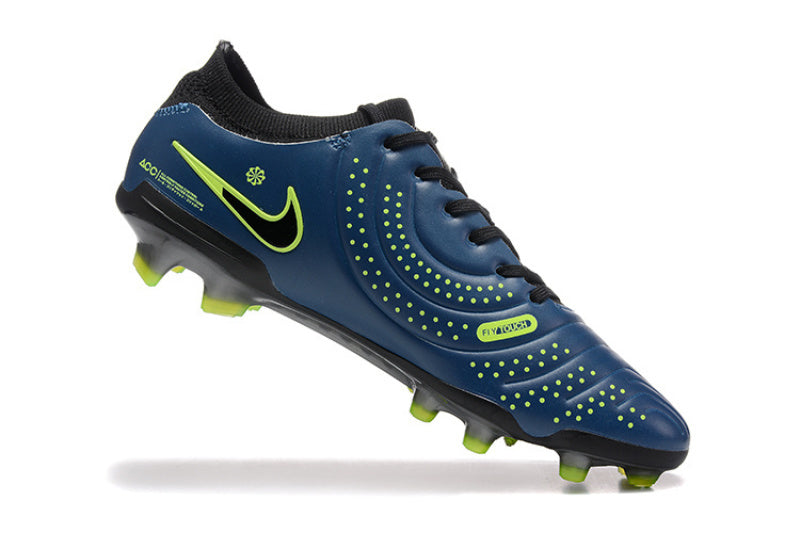 Nike Tiempo Legend 9 Elite FG – Bleu Marine / Vert Volt.