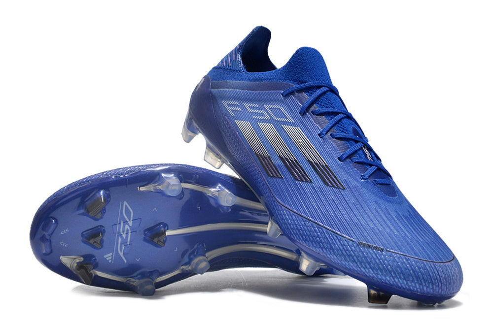 F50 Adizero FG - Bleu/Argent/Noir