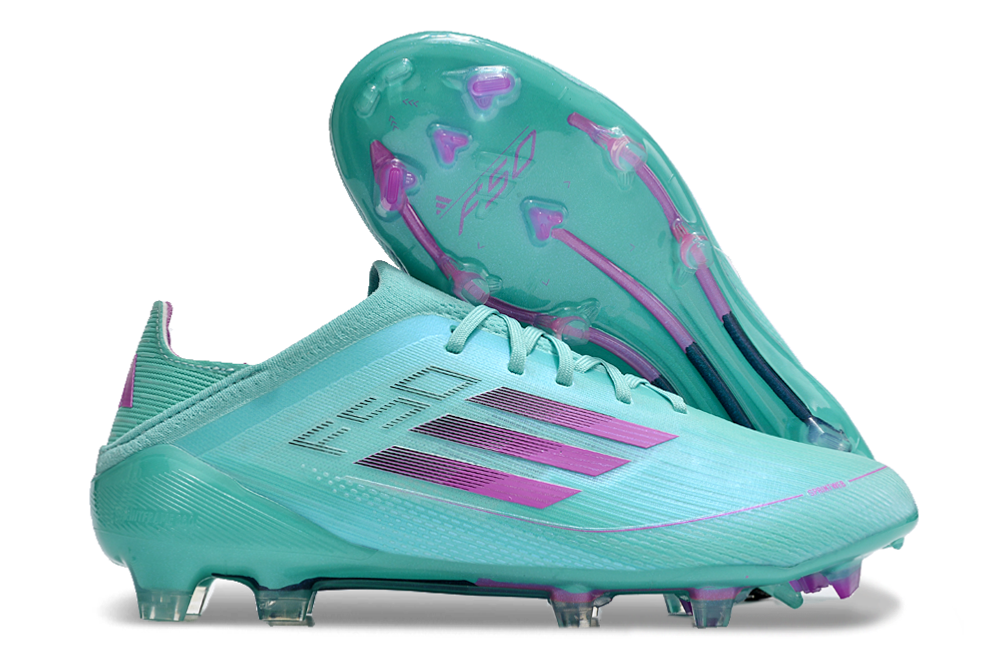 F50 Adizero FG – Jade / Violet / Bleu