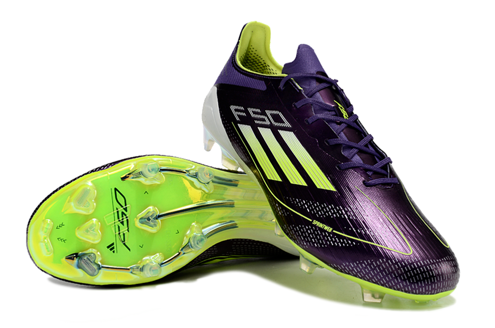 F50 Adizero FG – Violet/Jaune/Blanc