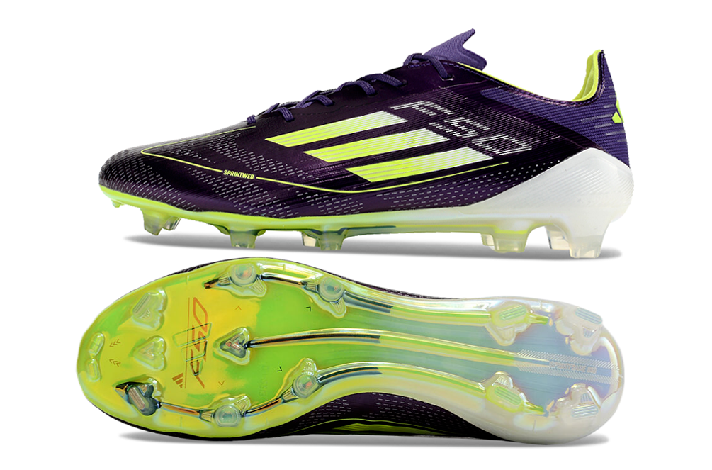 F50 Adizero FG – Violet/Jaune/Blanc