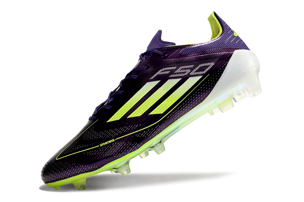 F50 Adizero FG – Violet/Jaune/Blanc