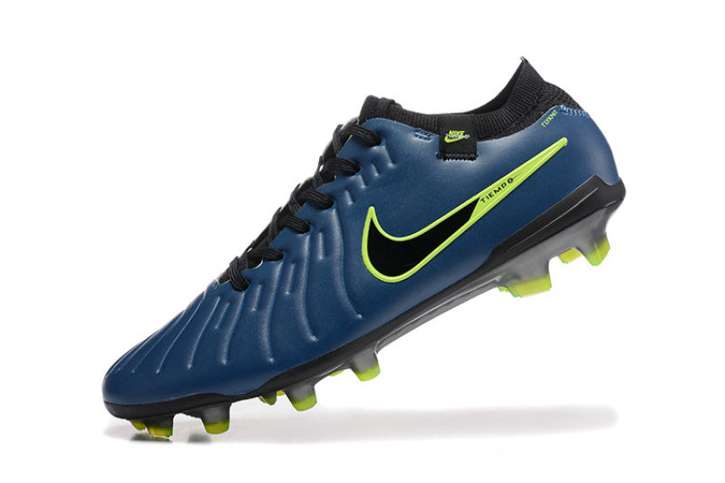 Nike Tiempo Legend 9 Elite FG – Bleu Marine / Vert Volt.