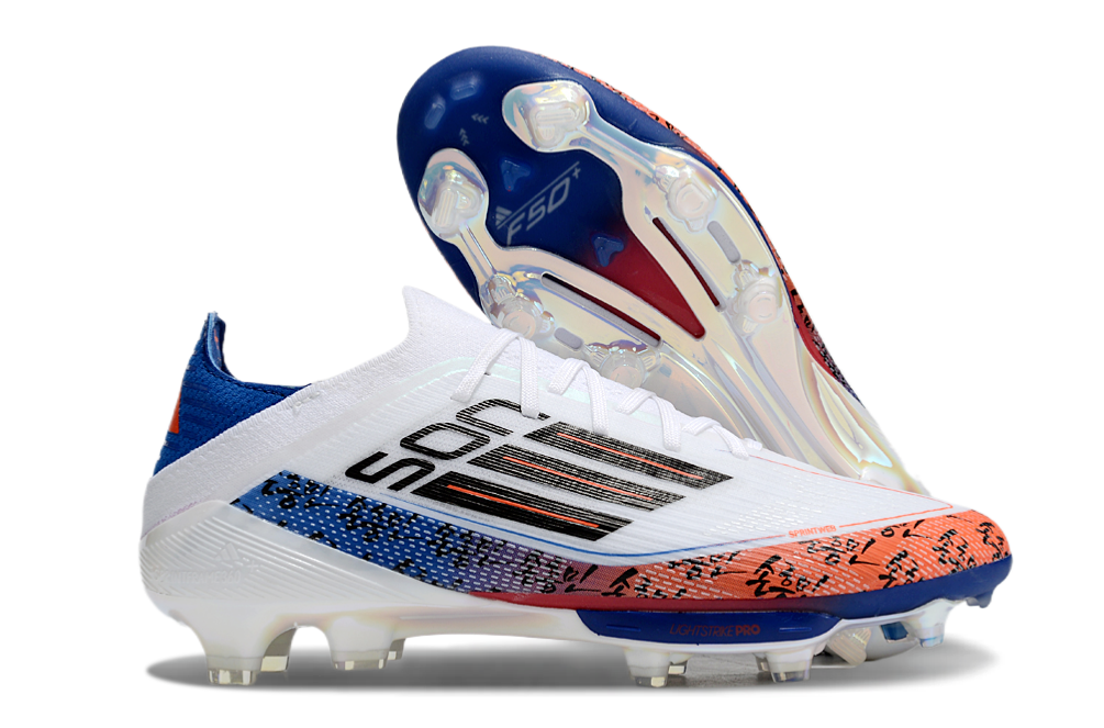 F50 Adizero FG – Blanc / Bleu Taegeuk