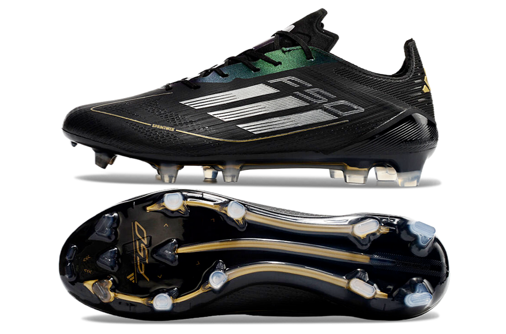 F50 Adizero FG – Noir / Doré Éclipse