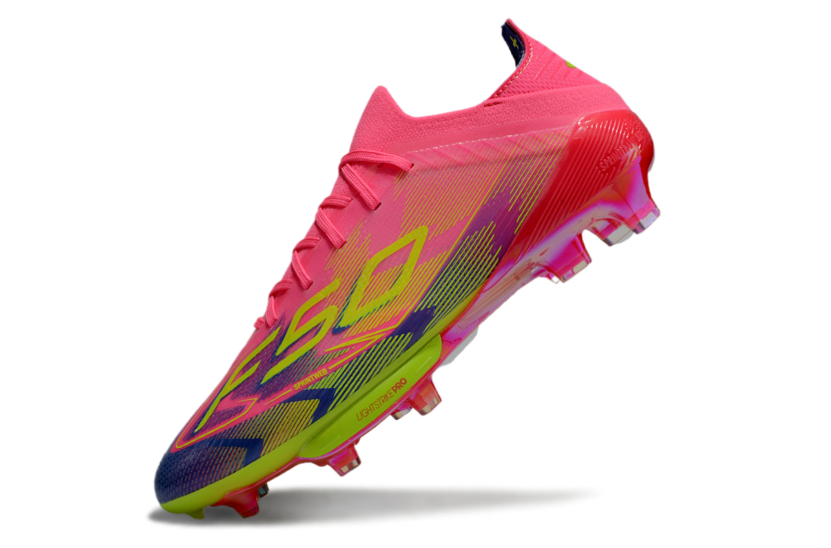 F50 Elite FG – Rose Flash / Vert