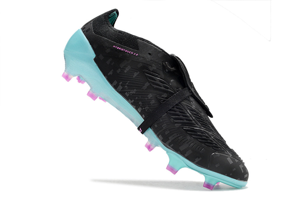 Adidas Predator 24 FG – Noir / Turquoise / Violet