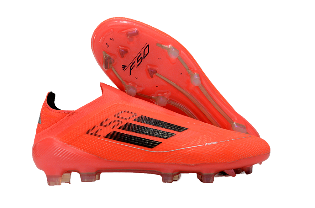 F50 Sans lacets FG – Orange / Noir