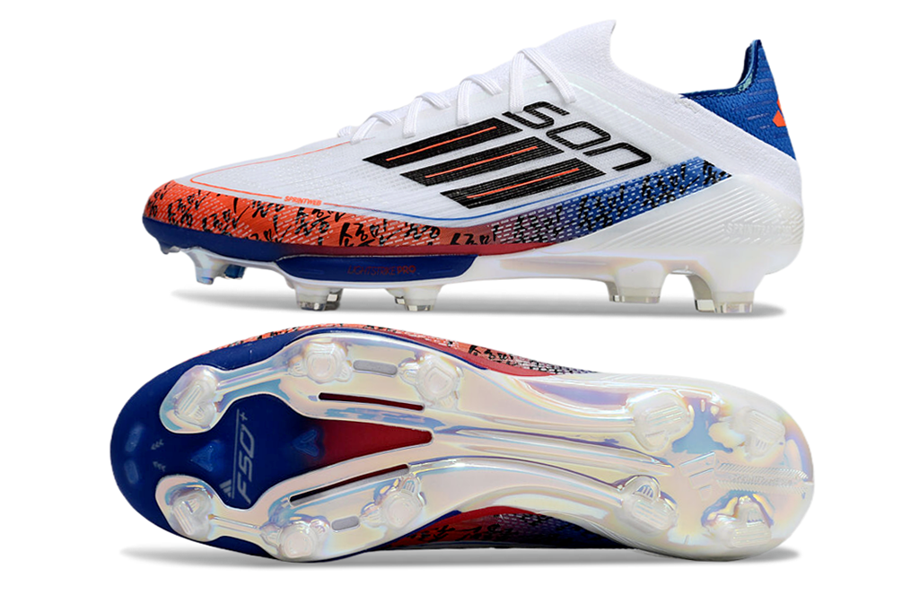 F50 Adizero FG – Blanc / Bleu Taegeuk