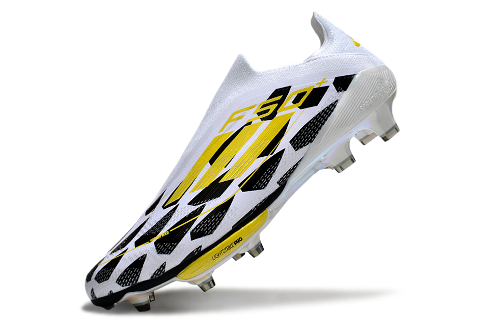 F50 Adizero FG – Blanc / Jaune Fusion