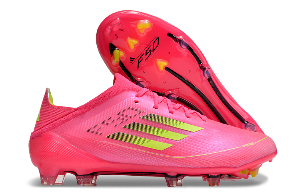 F50 Adizero FG – Rose/Jaune/Noir