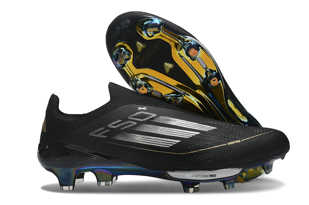 F50 Adizero FG – Noir / Chrome/ Gris