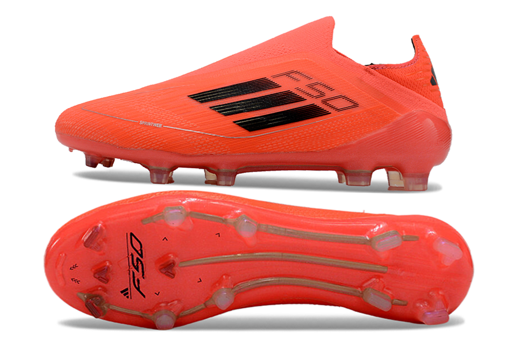 F50 Sans lacets FG – Orange / Noir