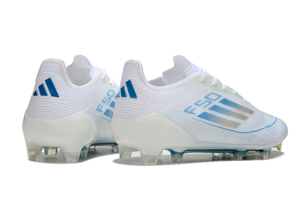 F50 Adizero FG – Blanc / Bleu Glacial