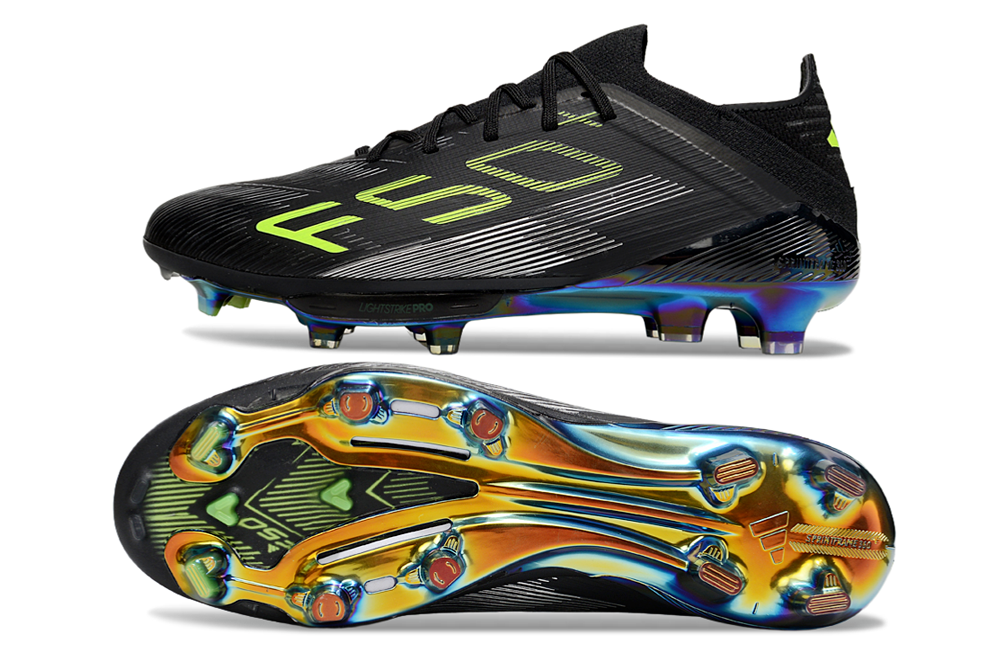 F50 Adizero FG – Noir / Chrome/ Gris