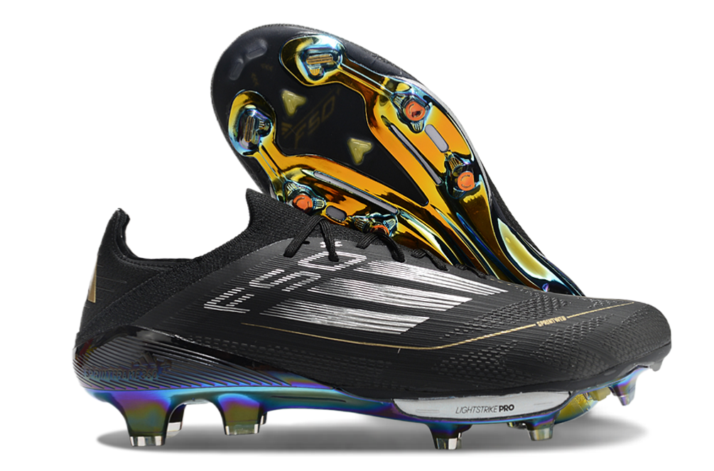 F50 Adizero FG – Noir / Chrome/ Gris