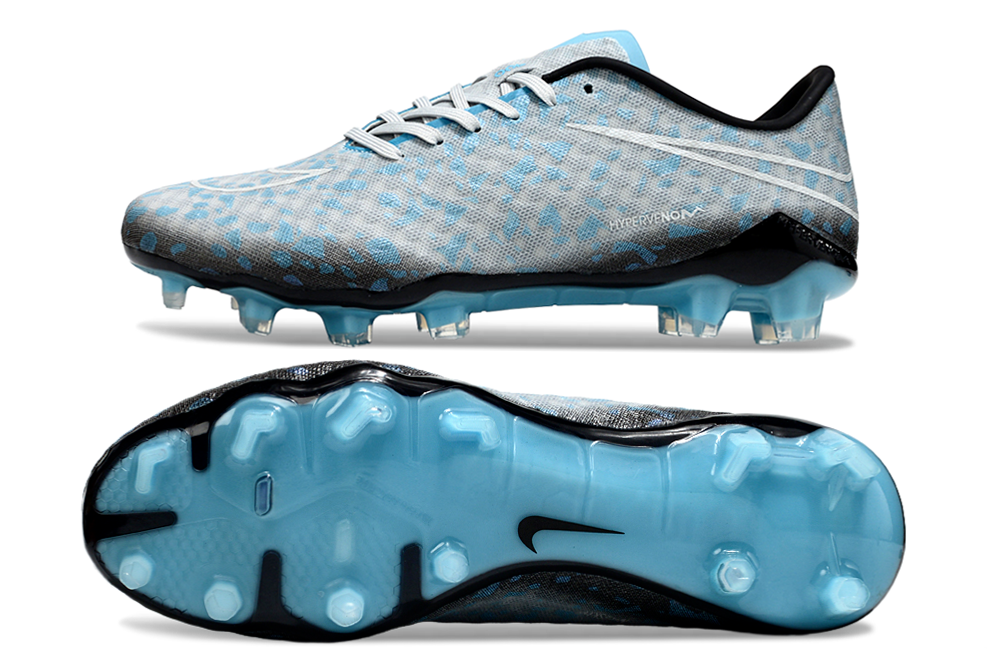 Nike Hypervenom -Argent / Bleu