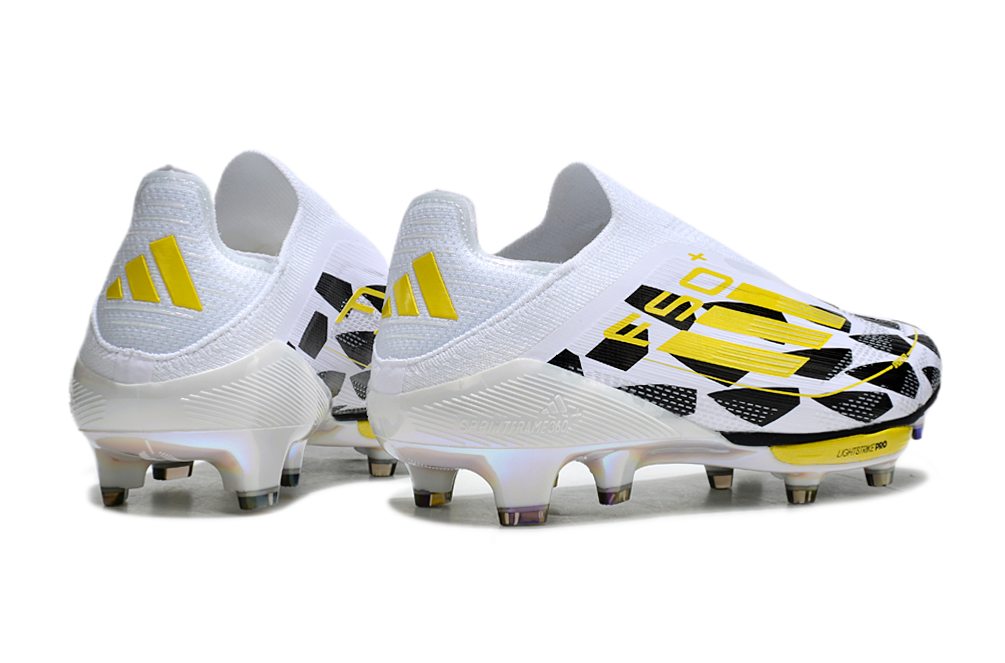 F50 Adizero FG – Blanc / Jaune Fusion