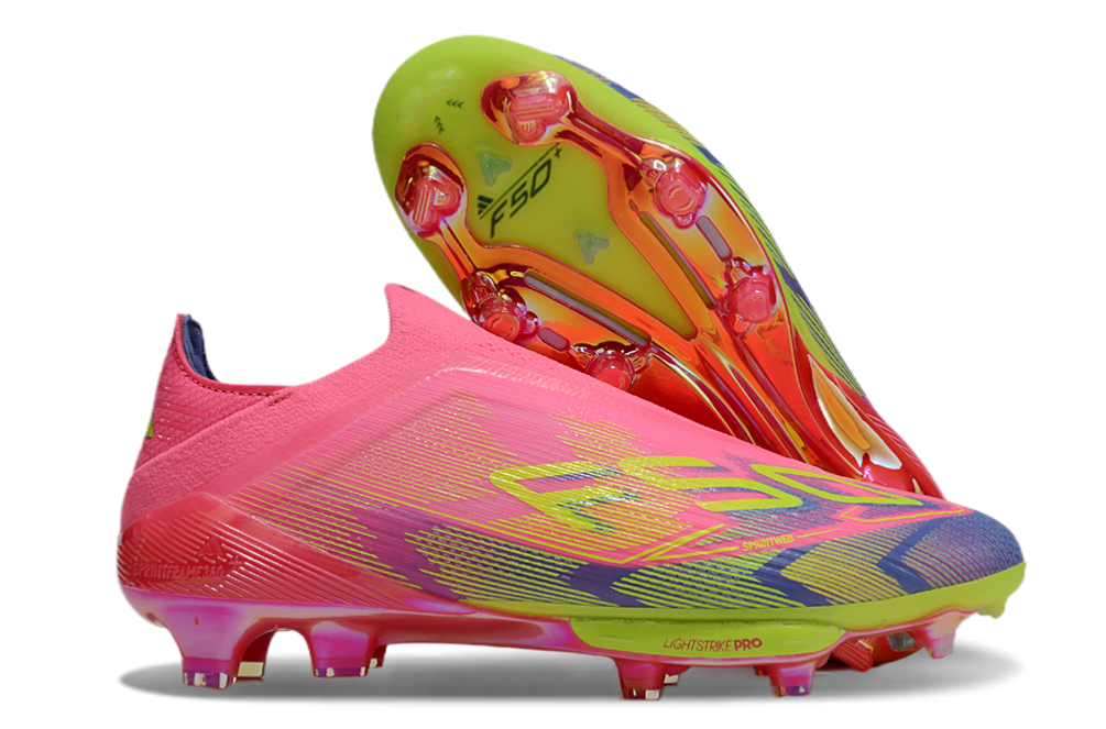 F50 Elite FG – Rose Flash / Vert